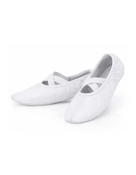 BALETKI DO TAŃCA NA BALET RYTMIKE BIAŁE SKÓRZANE