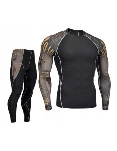 RASHGUARD LEGINSY NA TRENNING SIŁOWNIE MMA