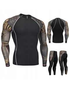 RASHGUARD LEGINSY NA TRENNING SIŁOWNIE MMA 2