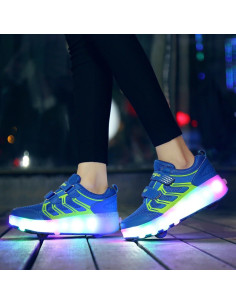 BUTOROLKI BUTY Z ROLKAMI ROLKI WROTKI LED Z POLSKI 2