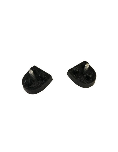 FLEKI FLECZKI DO BUTÓW DO TAŃCA SZPILEK PROFESJONALNE 20x20mm CZARNE