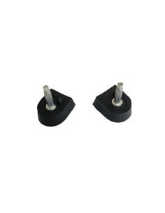 FLEKI FLECZKI DO BUTÓW DO TAŃCA SZPILEK PROFESJONALNE 13x15mm CZARNE 2