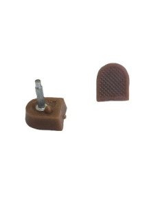 FLEKI FLECZKI DO BUTÓW DO TAŃCA SZPILEK PROFESJONALNE 15x17mm BRĄZOWE