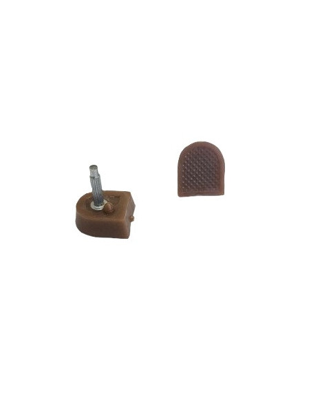 FLEKI FLECZKI DO BUTÓW DO TAŃCA SZPILEK PROFESJONALNE 15x17mm BRĄZOWE