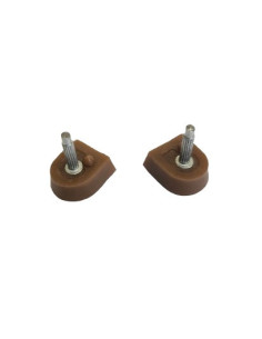 FLEKI FLECZKI DO BUTÓW DO TAŃCA SZPILEK PROFESJONALNE 15x17mm BRĄZOWE 2