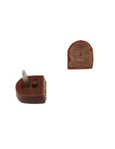 FLEKI FLECZKI DO BUTÓW DO TAŃCA SZPILEK PROFESJONALNE 14x16mm BRĄZOWE