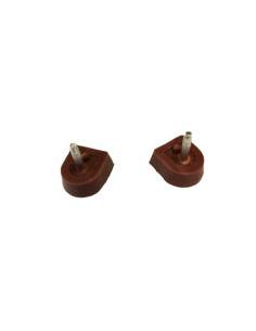 FLEKI FLECZKI DO BUTÓW DO TAŃCA SZPILEK PROFESJONALNE 14x16mm BRĄZOWE 2