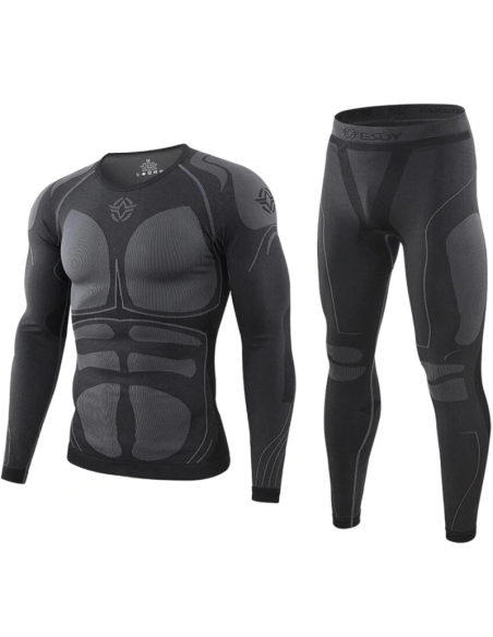 BIELIZNA TERMOAKTYWNA TERMICZNA MĘSKA CZARNA