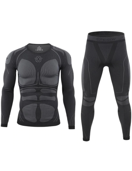 BIELIZNA TERMOAKTYWNA TERMICZNA MĘSKA CZARNA