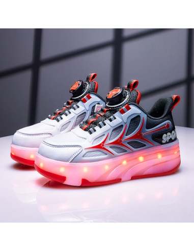 BUTY ROLKI LED BUTOROLKI ŚWIECĄCE SNEAKERSY...