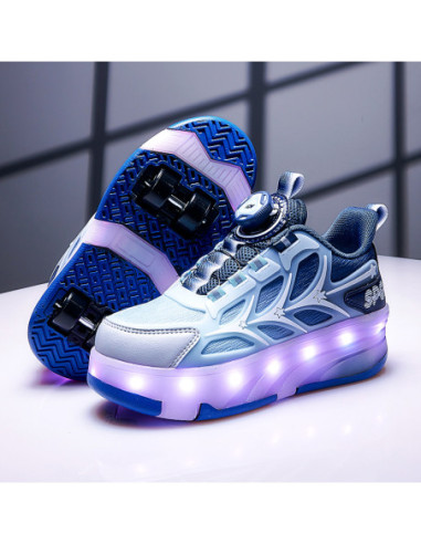 BUTY ROLKI LED BUTOROLKI ŚWIECĄCE SNEAKERSY...