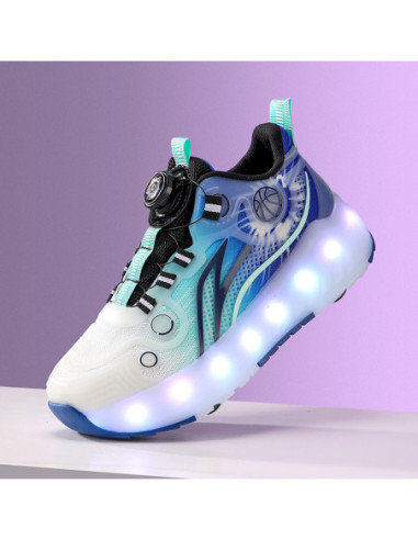 BUTY ROLKI LED BUTOROLKI ŚWIECĄCE SNEAKERSY...