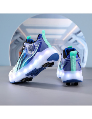 BUTY ROLKI LED BUTOROLKI ŚWIECĄCE SNEAKERSY...