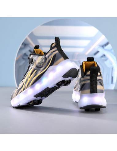 BUTY ROLKI LED BUTOROLKI ŚWIECĄCE SNEAKERSY...