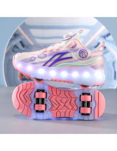 BUTY ROLKI LED BUTOROLKI ŚWIECĄCE SNEAKERSY...
