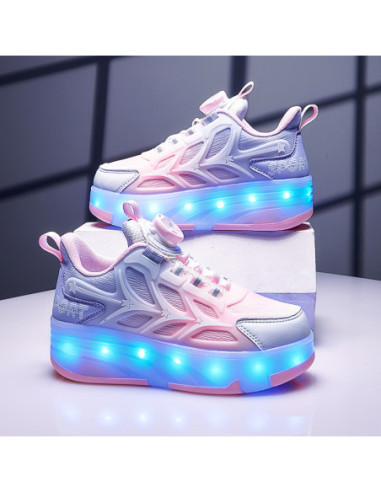 BUTY ROLKI LED BUTOROLKI ŚWIECĄCE SNEAKERSY...