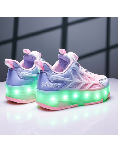 BUTY ROLKI LED BUTOROLKI ŚWIECĄCE SNEAKERSY...