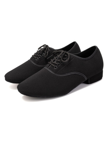 BUTY MĘSKIE DO TAŃCA TANECZNE STANDARD CZARNE 2,5cm (Rozmiar: 43)