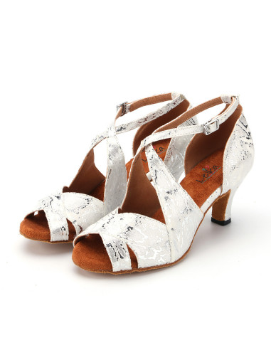 BUTY DO TAŃCA NA ŚLUB ŚLUBNE JAK WĄŻ OBCAS 6cm (Rozmiar: 40)